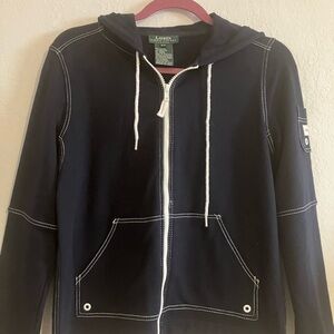 Ralph Lauren Women's Navy Zip-Up Jacket